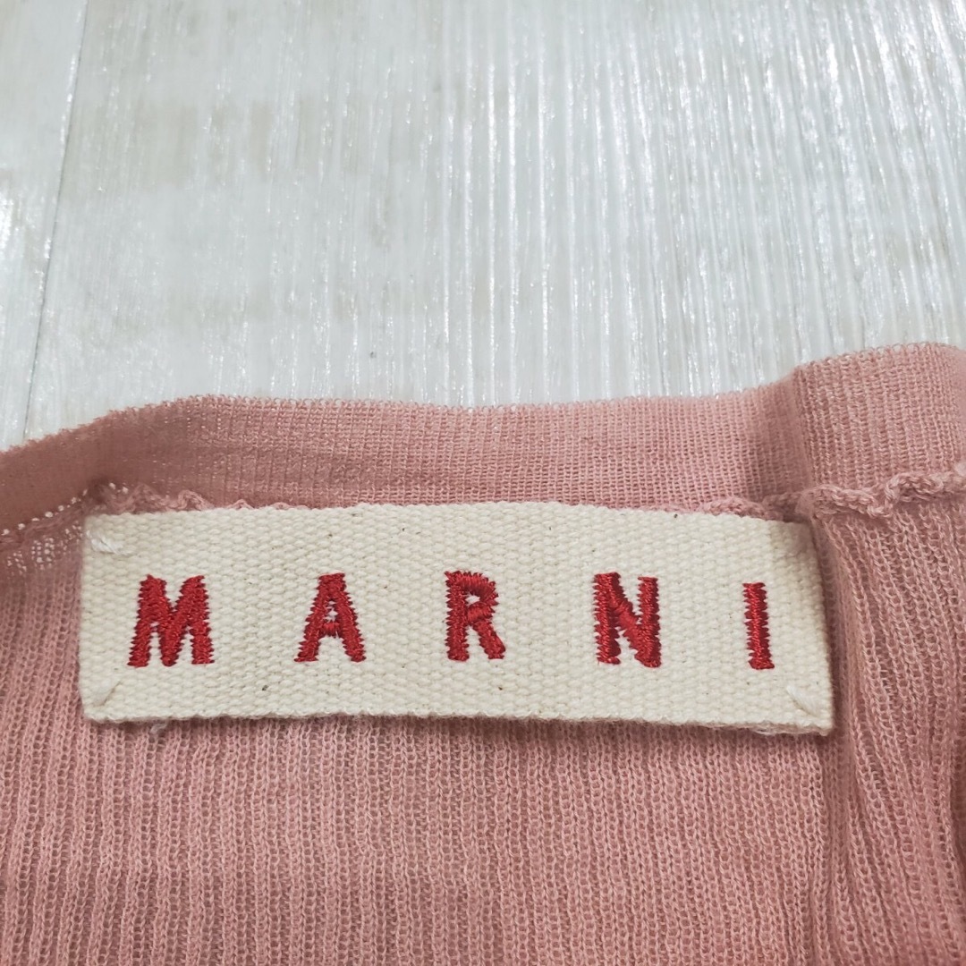 Marni(マルニ)のMARNI マルニ ニット キャミソール キャミ トップス ピンク サイズ 42 レディースのトップス(キャミソール)の商品写真