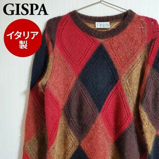 GISPA ギスパ セーター ニット ラウンドネック 長袖 トップス【k123】(ニット/セーター)