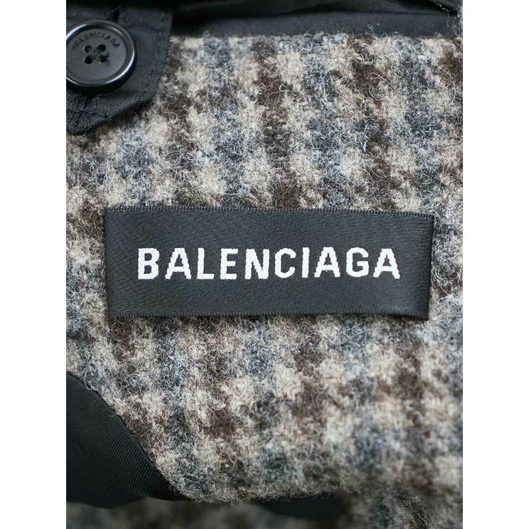 BALENCIAGA - BALENCIAGA バレンシアガ 18AW チェック ダブル BALENCIAGA - BALENCIAGA バレンシアガ 18AW チェック ダブル