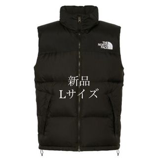 ザノースフェイス(THE NORTH FACE)の【新品】ノースフェイス Lサイズ ダウンベスト ブラック ND92338(ダウンベスト)