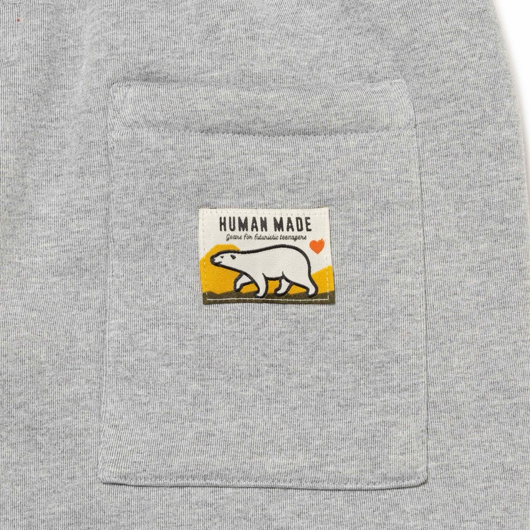 HUMAN MADE - ヒューマンメイド FLEECE SWEATPANTS グレーXLの HUMAN MADE - ヒューマンメイド FLEECE SWEATPANTS グレーXLの