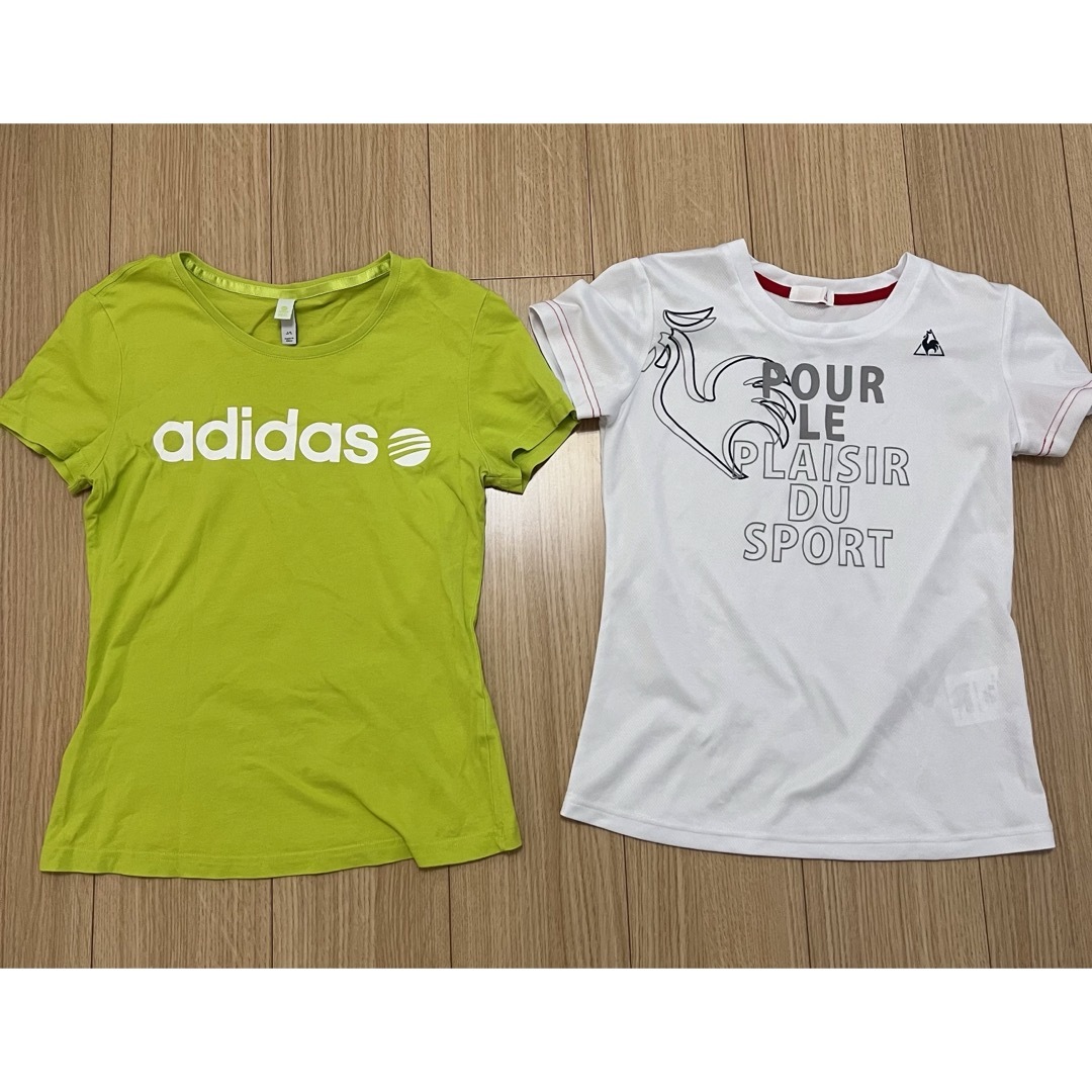 adidas(アディダス)のadidas、le coq sportif Tシャツ2点セット レディースのトップス(Tシャツ(半袖/袖なし))の商品写真