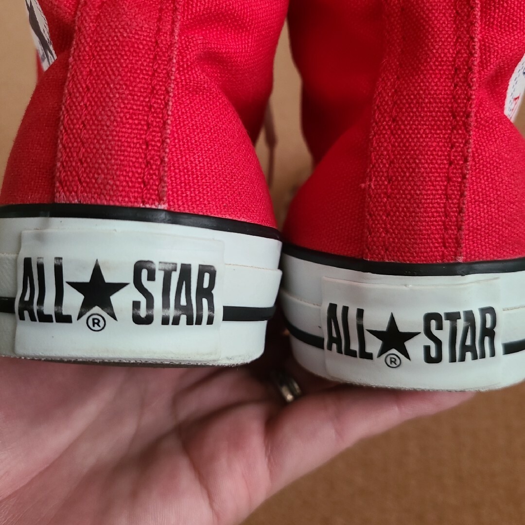 ALL STAR（CONVERSE）(オールスター)のコンバースオールスターレッド　24㎝ レディースの靴/シューズ(スニーカー)の商品写真