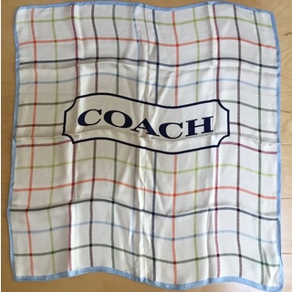 コーチ(COACH)のCOACH スカーフ ハンカチ シルク100％(ハンカチ)