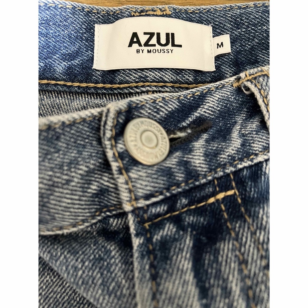 AZUL by moussy(アズールバイマウジー)の☆美品 AZUL BY MOUSSY ハイウエストワイドデニム☆ レディースのパンツ(デニム/ジーンズ)の商品写真