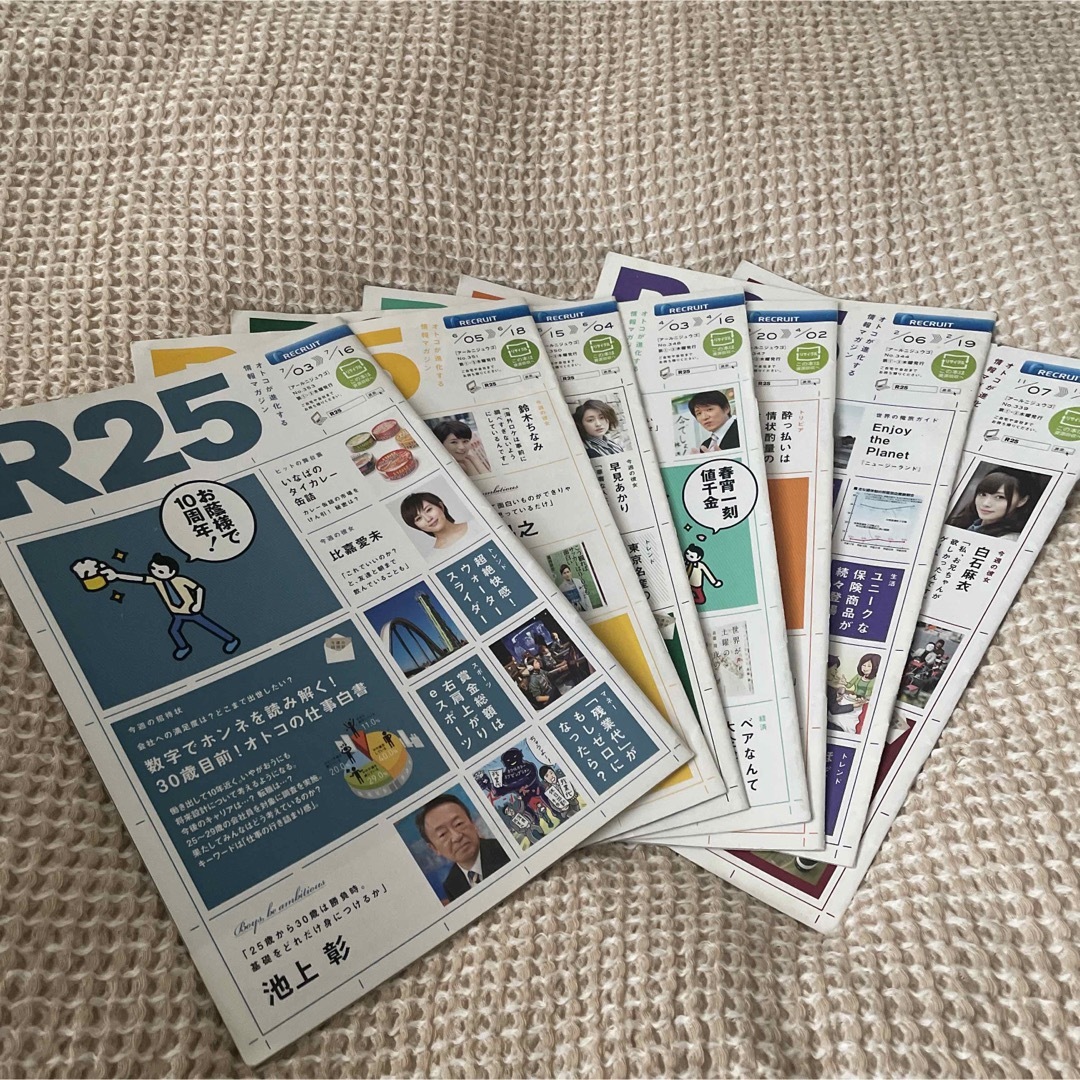 R25  2013-2014年　 7冊セット エンタメ/ホビーの雑誌(その他)の商品写真