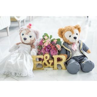 ウェルカムべア ダッフィー シェリーメイ 結婚式 一式セット(ぬいぐるみ)