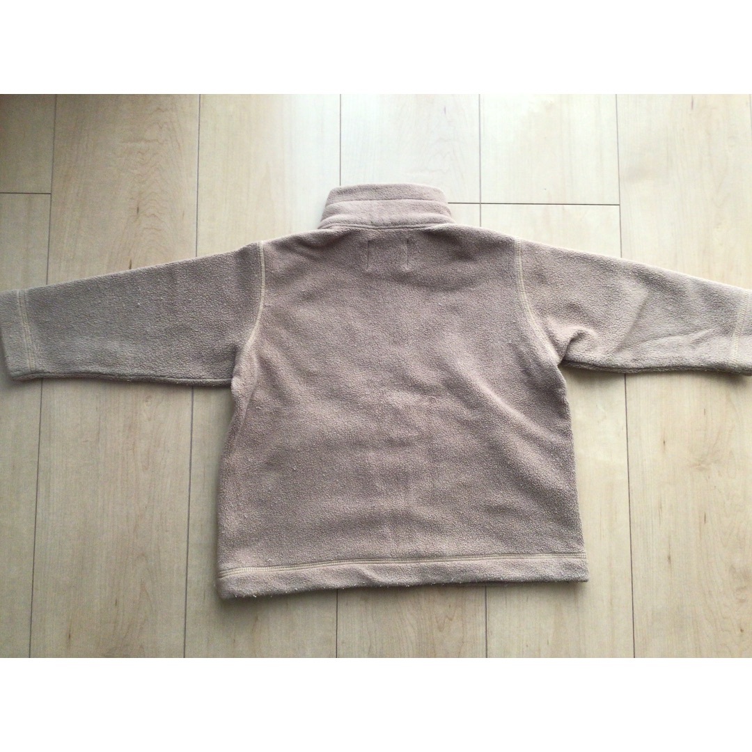 mikihouse(ミキハウス)のmikihouse フリース ジャケット 90 茶 キッズ/ベビー/マタニティのキッズ服男の子用(90cm~)(ジャケット/上着)の商品写真