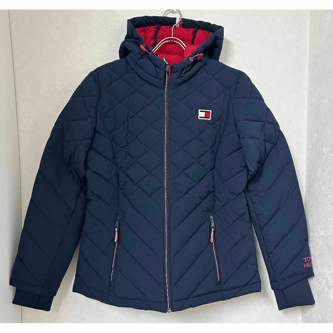 TOMMY HILFIGER(トミーヒルフィガー)の新品 L ★ トミーヒルフィガー 中綿 ジャケット パッカブル 紺 US-M レディースのジャケット/アウター(ダウンジャケット)の商品写真