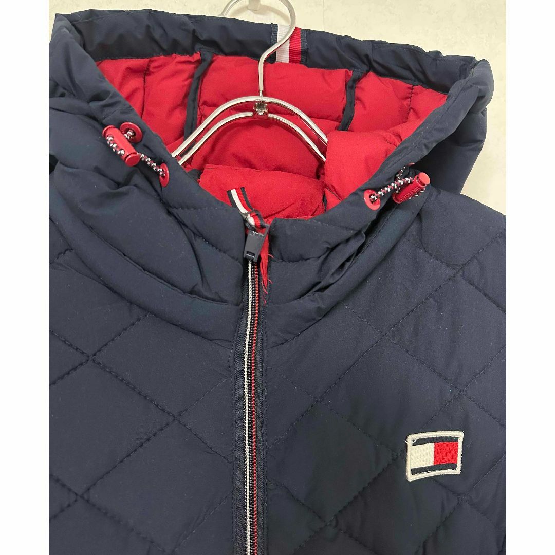 TOMMY HILFIGER(トミーヒルフィガー)の新品 L ★ トミーヒルフィガー 中綿 ジャケット パッカブル 紺 US-M レディースのジャケット/アウター(ダウンジャケット)の商品写真