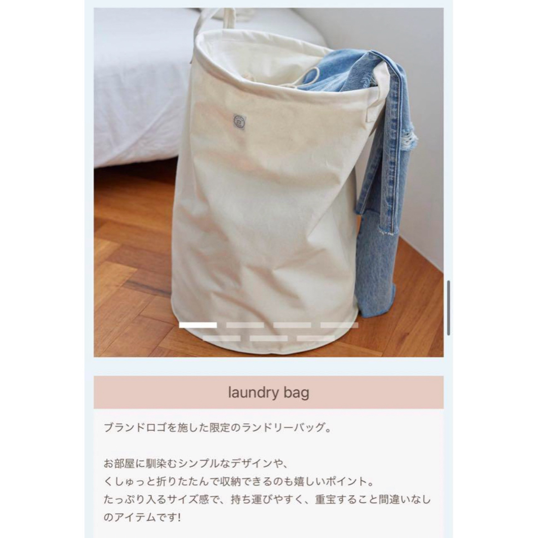 ALEXIA STAM(アリシアスタン)の【新品】alexiastam♡2024laundry bag インテリア/住まい/日用品のインテリア小物(小物入れ)の商品写真