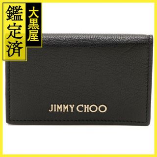 ジミーチュウ(JIMMY CHOO)のJimmy Choo　ジミーチュウ　名刺入れ ブラック レザー　433(名刺入れ/定期入れ)