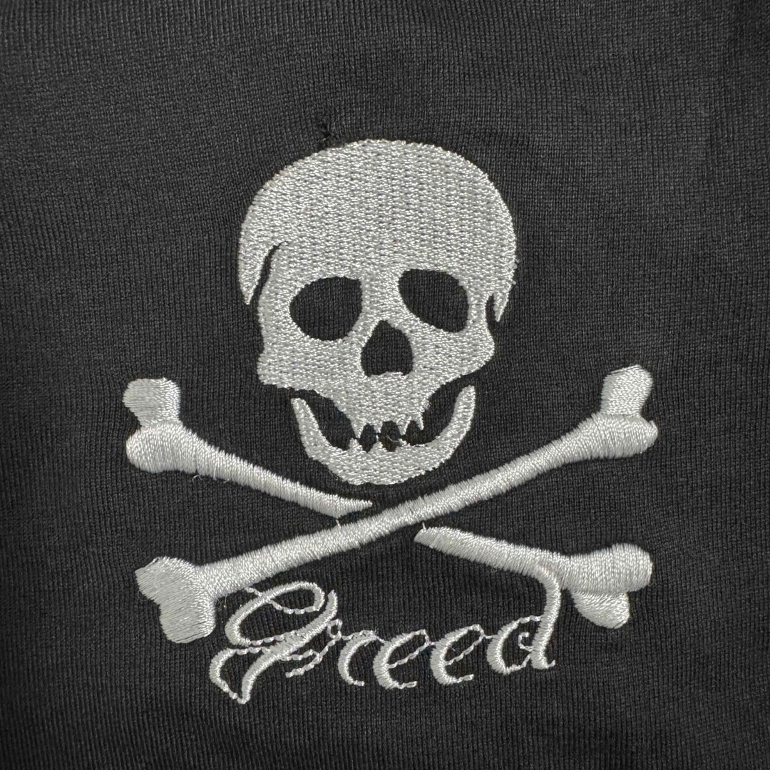 GREED(グリード)の● GREED グリード スカル 刺繍 Tシャツ  バックプリント 120 ● キッズ/ベビー/マタニティのキッズ服男の子用(90cm~)(Tシャツ/カットソー)の商品写真