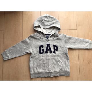 ベビーギャップ(babyGAP)のベビーギャップ グレー パーカー 90(ジャケット/上着)