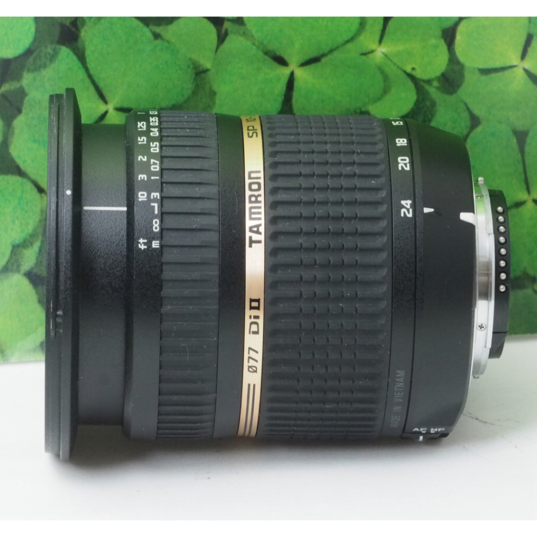 TAMRON(タムロン)の【美品】タムロン10-24mm超広角レンズ❤プロ並みの写真も撮れる❤ニコンF用 スマホ/家電/カメラのカメラ(レンズ(ズーム))の商品写真