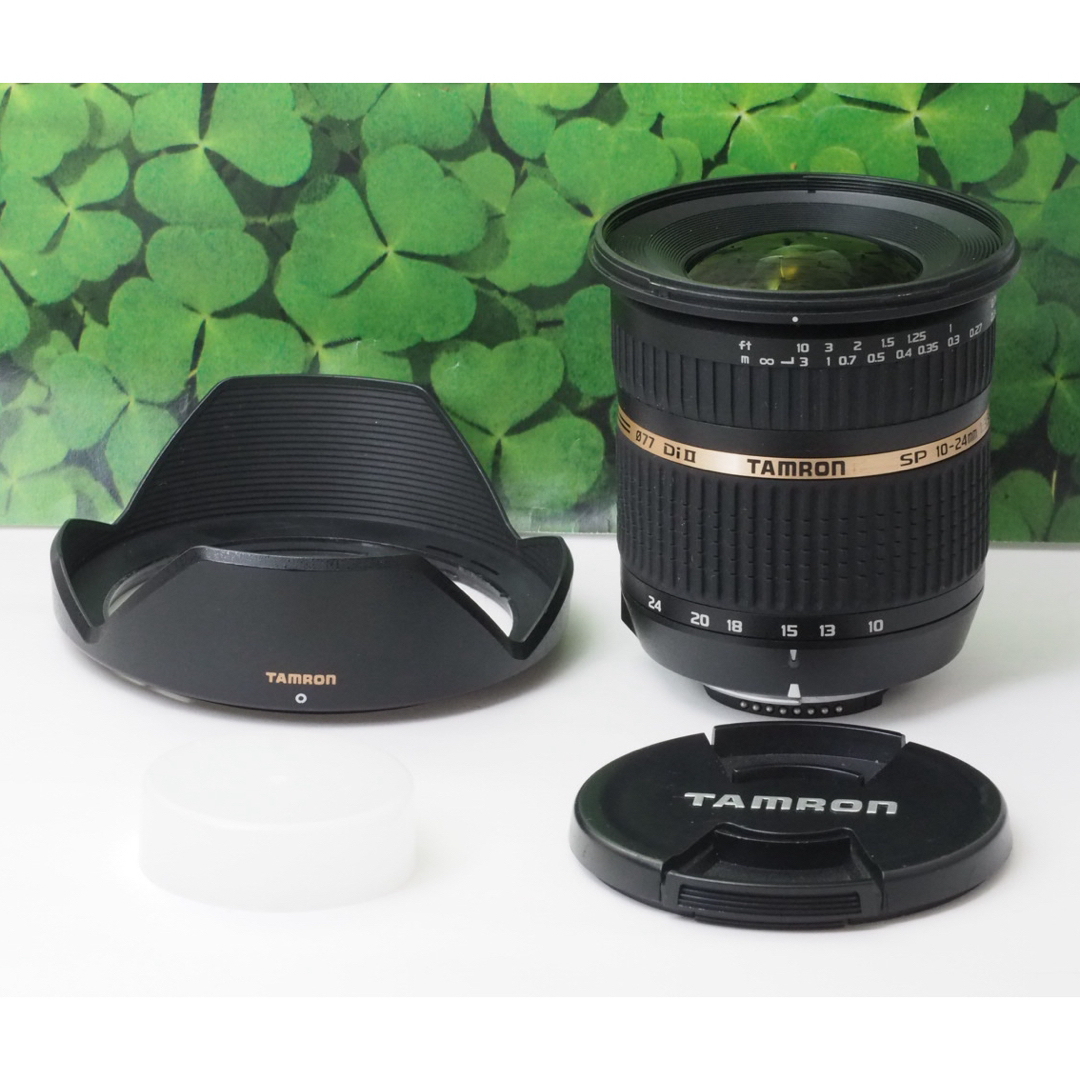 TAMRON(タムロン)の【美品】タムロン10-24mm超広角レンズ❤プロ並みの写真も撮れる❤ニコンF用 スマホ/家電/カメラのカメラ(レンズ(ズーム))の商品写真