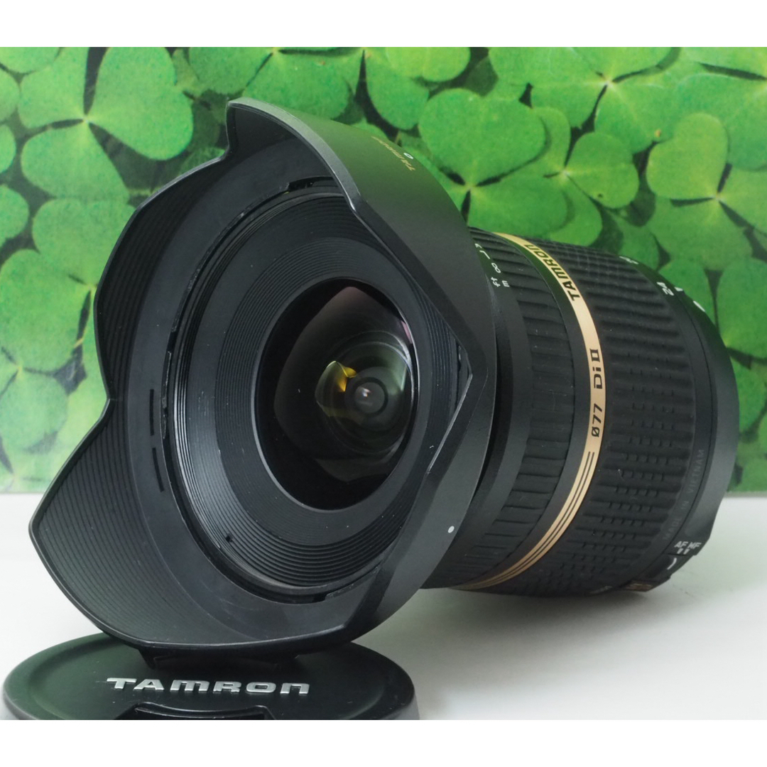 TAMRON(タムロン)の【美品】タムロン10-24mm超広角レンズ❤プロ並みの写真も撮れる❤ニコンF用 スマホ/家電/カメラのカメラ(レンズ(ズーム))の商品写真