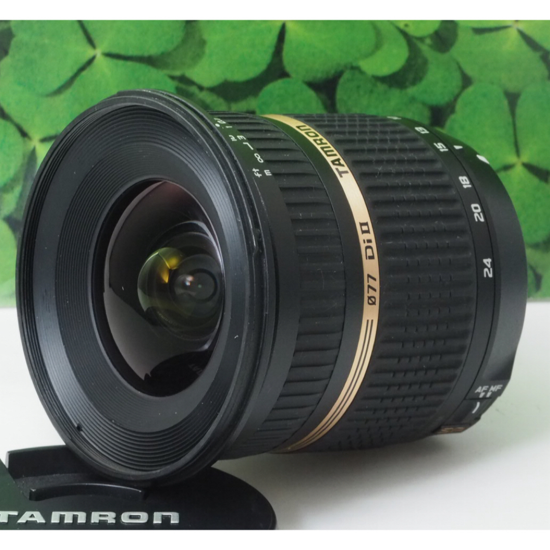 TAMRON(タムロン)の【美品】タムロン10-24mm超広角レンズ❤プロ並みの写真も撮れる❤ニコンF用 スマホ/家電/カメラのカメラ(レンズ(ズーム))の商品写真