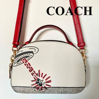 コーチ(COACH)のCOACH Disney✖️キース・ヘリング コラボ 2WAY ショルダーバッグ(ショルダーバッグ)