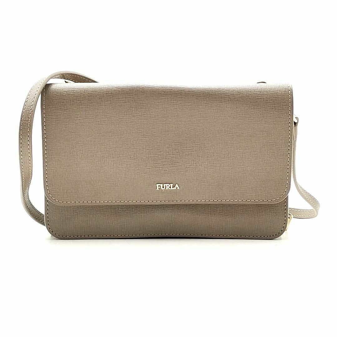 美品 フルラ FURLA ショルダーウォレット リーヴァ 03-23122006ショルダーバッグ