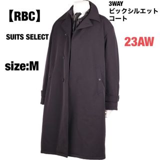 【RBC】3WAY ビックシルエットコート/ブラック/WATERPROOF (チェスターコート)