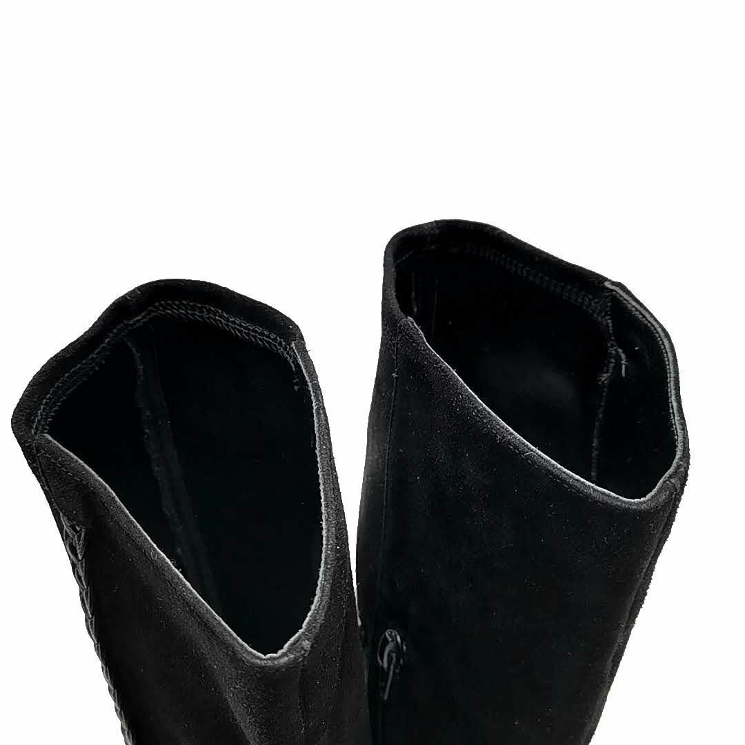 Salvatore Ferragamo(サルヴァトーレフェラガモ)の美品 サルヴァトーレフェラガモ ロングブーツ スエード 03-23122201 レディースの靴/シューズ(ブーツ)の商品写真