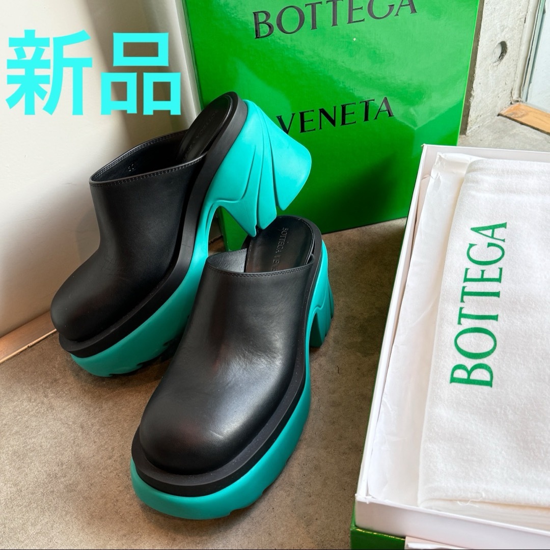 Bottega Veneta FLASH スリッポン レザークロッグサンダル素材レザー本革ゴムラバー