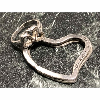 ティファニー(Tiffany & Co.)のティファニー オープンハート 指輪　キーリング  2点セット925 silver(リング(指輪))