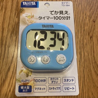 タニタ(TANITA)のタニタ　でか見えタイマー100分計　TD-384 (収納/キッチン雑貨)
