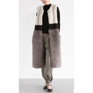 81cm身幅alumu. 人気即完売品over size gilet ジレ/ベスト