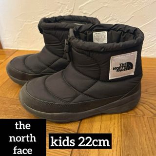 ザノースフェイス(THE NORTH FACE)のノースフェイス　キッズ　黒　ブーツ　22cm beams ロンハーマン　nike(ブーツ)