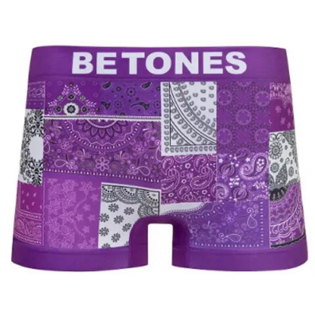 BETONES(ビトーンズ)の新品 ビトーンズ バンダナ PURPLE メンズ ボクサーパンツ メンズのアンダーウェア(ボクサーパンツ)の商品写真