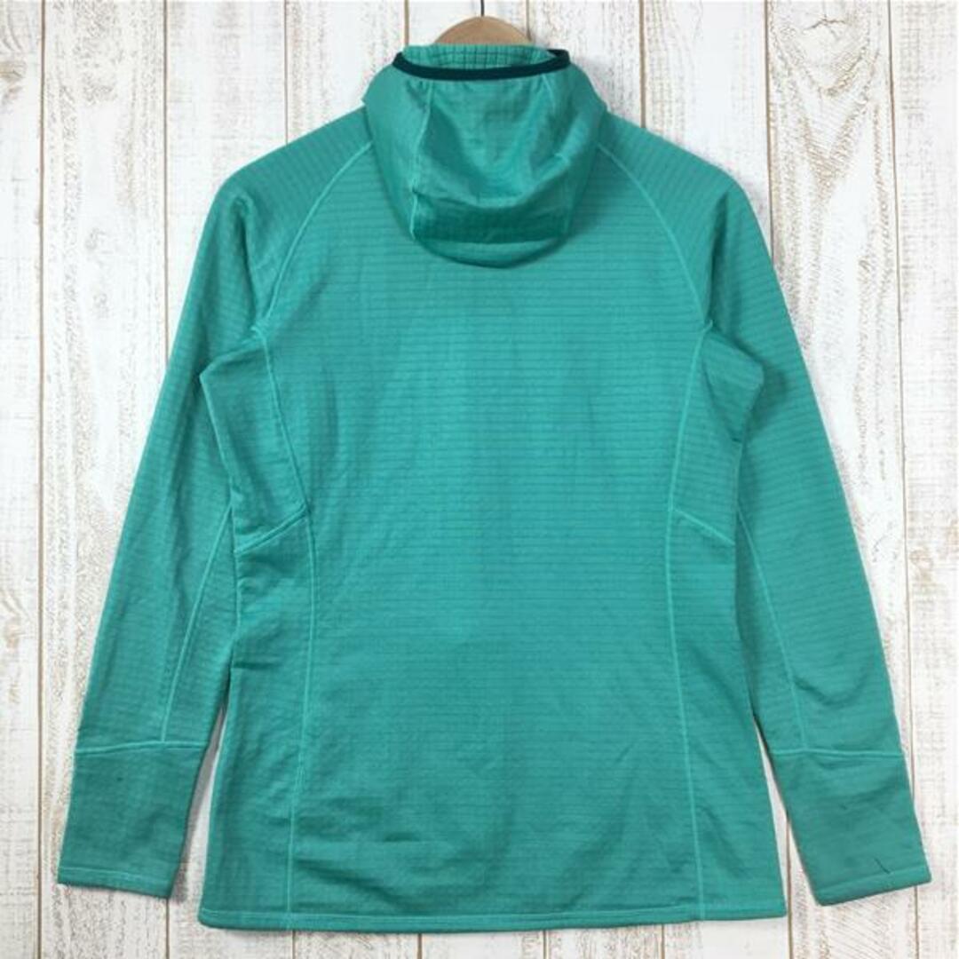 patagonia(パタゴニア)のWOMENs S  パタゴニア R1 フーディ R1 HOODY レギュレーター ポーラテック パワーグリッド フリース ジャケット プルオーバー PATAGONIA 40076 AQST グリーン系 レディースのファッション小物(その他)の商品写真