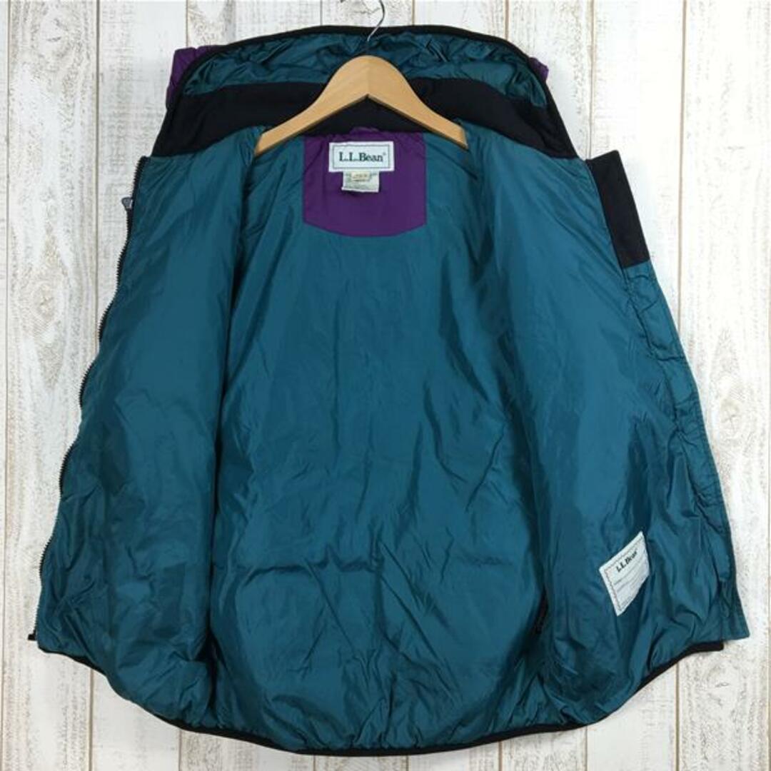 L.L.Bean(エルエルビーン)のKIDs XL  エルエルビーン 1990s プリマロフト インサレーション フーディ Primaloft insulation Hoody ジャケット MENs S相当 ビンテージ 生産終了モデル 入手困難 LLBEAN Purple / Teal パープル系 メンズのメンズ その他(その他)の商品写真