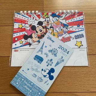 ディズニー(Disney)の2024年　手帳&卓上カレンダー(カレンダー/スケジュール)