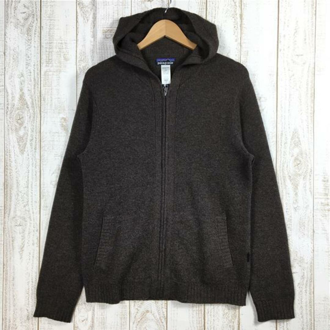 patagonia(パタゴニア)のMENs S  パタゴニア 2010 ラムウール フーディ Lambswool Hoody フルジップ パーカー ニット カーディガン 生産終了モデル 入手困難 PATAGONIA 50310 HEN Henna Brown ブラウン系 メンズのメンズ その他(その他)の商品写真