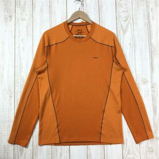 パタゴニア(patagonia)のMENs M  パタゴニア キャプリーン 3 クルー Cap 3 Crew ベースレイヤー ロングスリーブ Tシャツ ロンT ポーラテックパワードライ 生産終了モデル 入手困難 PATAGONIA 44421 オレンジ系(その他)