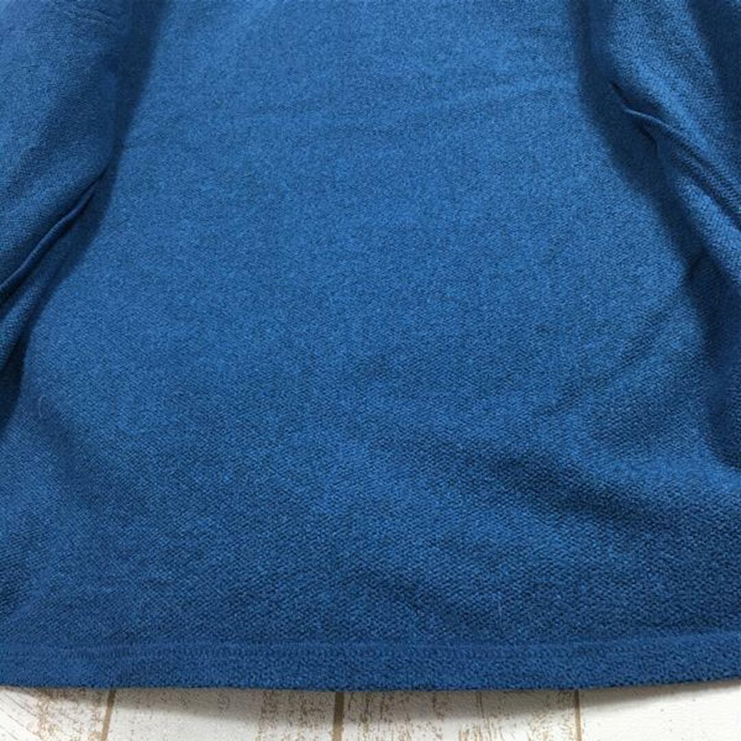 68cm肩幅MENs S  パタゴニア 2009 ロングスリーブ ピケ フリース シャツ Long-Sleeved Pique Fleece Shirt 生産終了モデル 入手困難 PATAGONIA 25760 ORB ブルー系