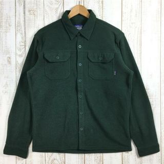 パタゴニア(patagonia)のMENs S  パタゴニア 2011 ロングスリーブ ピケ フリース シャツ Long-Sleeved Pique Fleece Shirt 生産終了モデル 入手困難 PATAGONIA 25760 FGN グリーン系(その他)