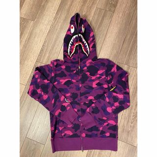 アベイシングエイプ(A BATHING APE)のBAPE COLOR CAMO SHARK FULL ZIP HOODIE(パーカー)