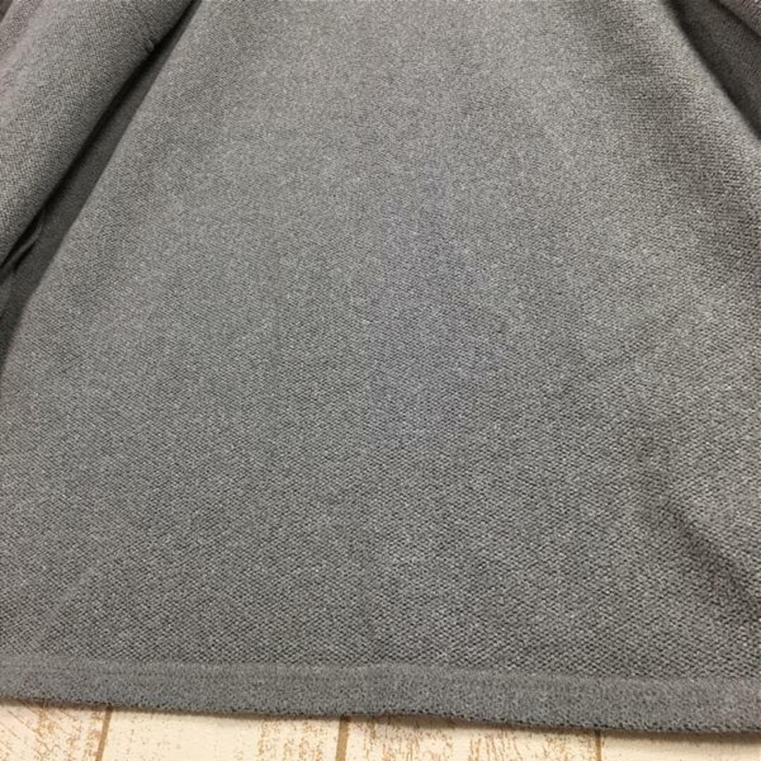 MENs S パタゴニア 2009 ロングスリーブ ピケ フリース シャツ Long-Sleeved Pique Fleece Shirt  生産終了モデル 入手困難 PATAGONIA 25760 FEA Feather Grey グレー系
