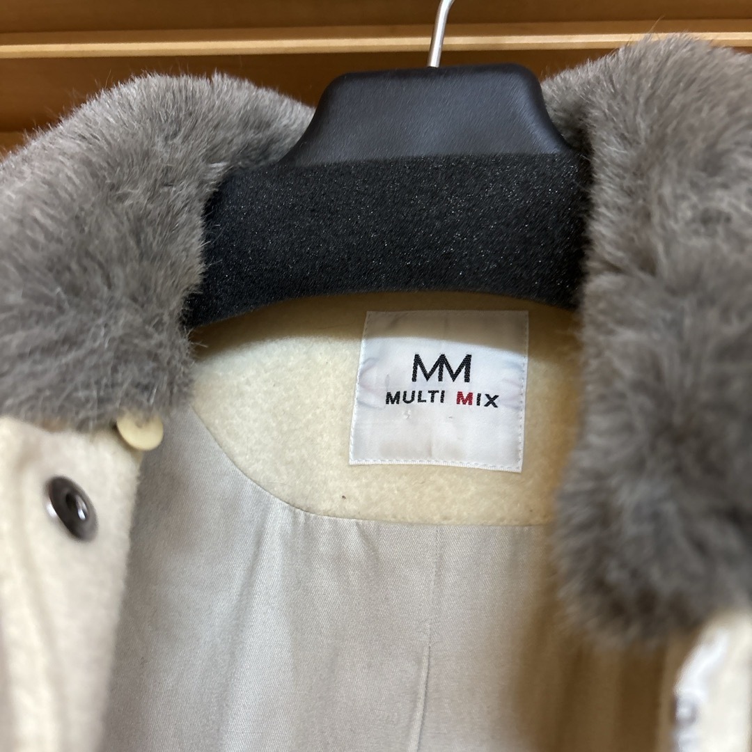 マルチミックスの膝丈コート レディースのジャケット/アウター(ロングコート)の商品写真