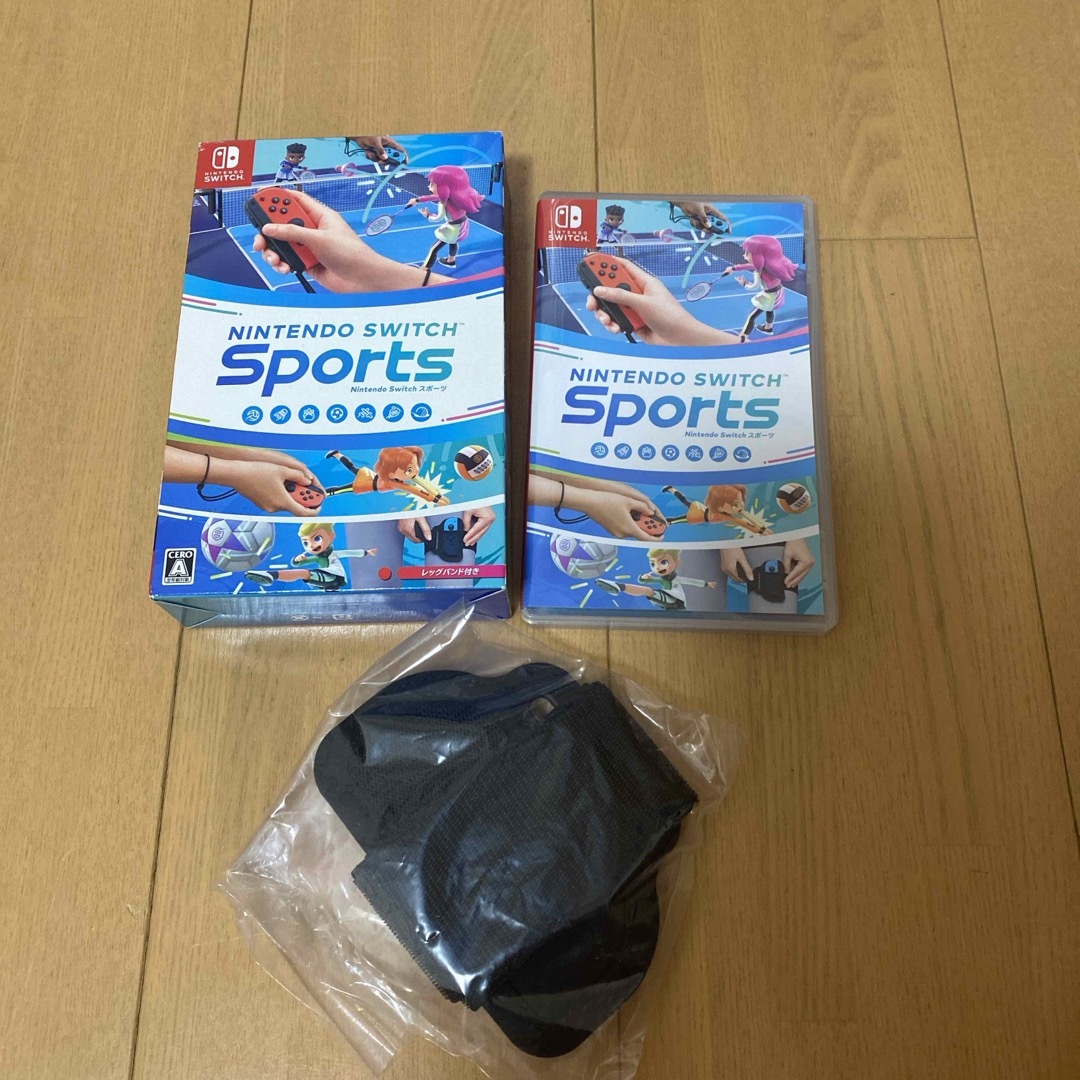 任天堂(ニンテンドウ)のNintendo Switch sport ソフト　レッグバンドセット エンタメ/ホビーのゲームソフト/ゲーム機本体(家庭用ゲームソフト)の商品写真