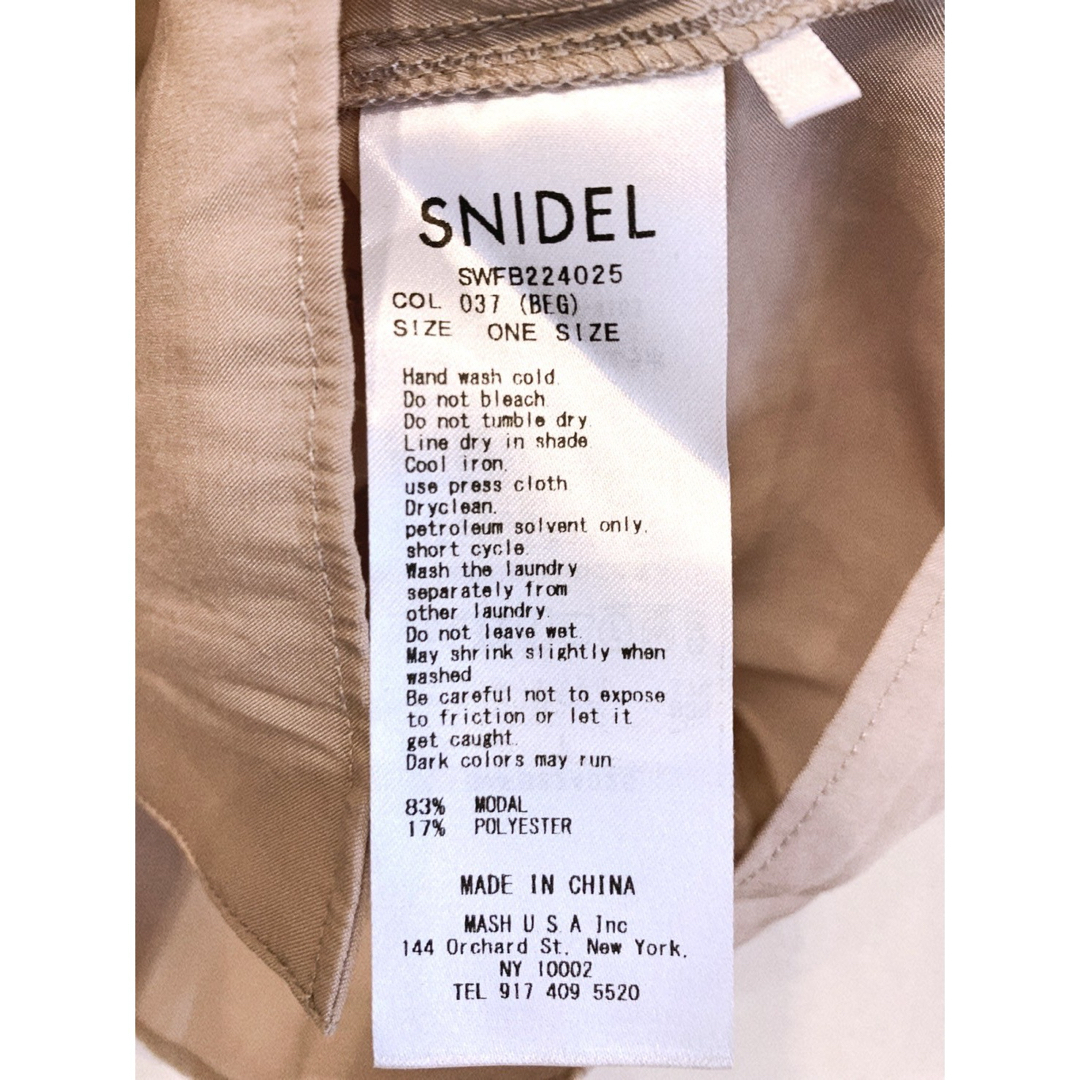 SNIDEL(スナイデル)のスナイデル　ブラウス シャツ　ノースリーブ レディースのトップス(シャツ/ブラウス(半袖/袖なし))の商品写真