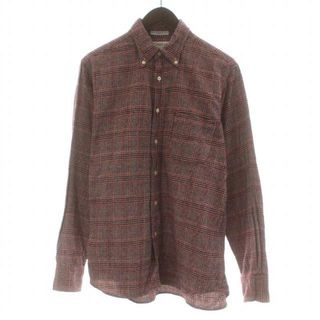 インディヴィジュアライズドシャツ(INDIVIDUALIZED SHIRTS)のINDIVIDUALIZED SHIRTS ボタンダウンシャツ 15.5 M 赤(シャツ)