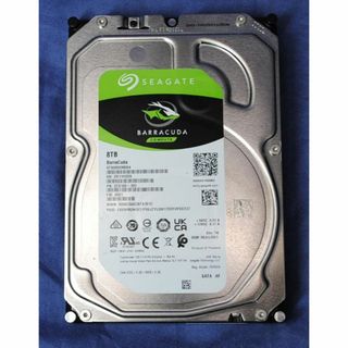 シーゲイト(SEAGATE)の中古正常品 HDD8TB　SEAGATE ST8000DM004 容量：8TB(PCパーツ)