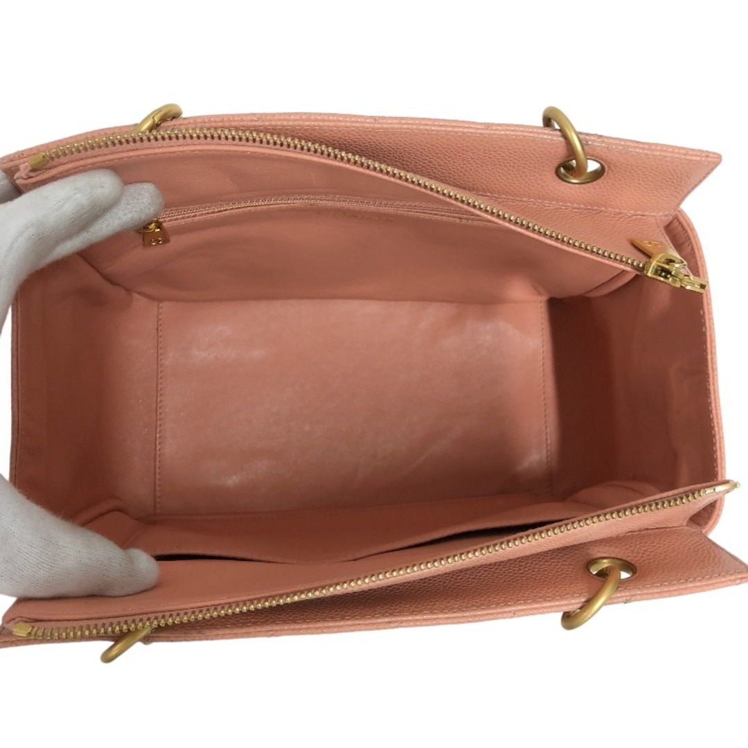 CHANEL(シャネル)の　シャネル CHANEL ココマーク マトラッセ チェーンハンドバッグ A15688 6番台 ピンク ゴールド金具 キャビアスキン レディース ハンドバッグ レディースのバッグ(ハンドバッグ)の商品写真