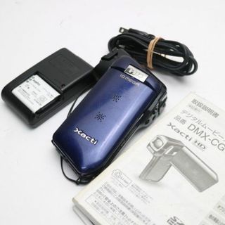 サンヨー(SANYO)の良品中古 DMX-CG10 ブルー  M777(ビデオカメラ)