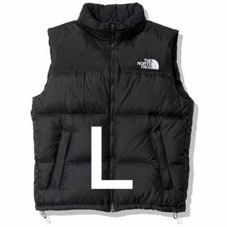 ザノースフェイス(THE NORTH FACE)の最新 ノースフェイス　ヌプシベスト　ND92338　黒　ブラック　L メンズ(ダウンベスト)