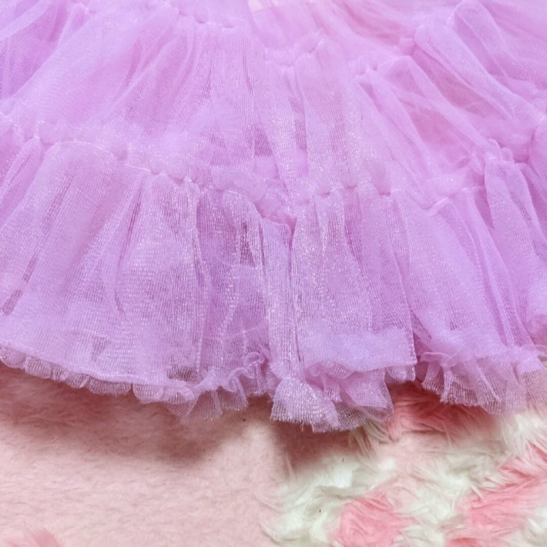 LIZ LISA(リズリサ)のBODY LINE♥リズリサ♥ピンク♥柔らか♥チュール＆ボリューム♥スカート レディースのスカート(ミニスカート)の商品写真